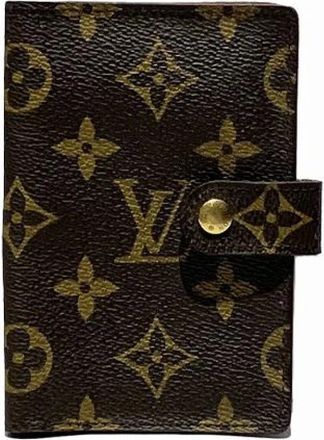 Louis Vuitton Vintage, unisex, Bruin, ONE Size, Pre-owned Canvas Home-Office Portemonnee