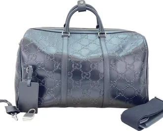Gucci Black Boston Bag (Pre-Owned)