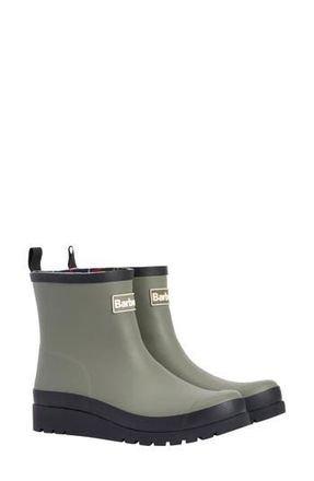 Barbour Portree Welly Rain Boot in Dusky Olive/Black at Nordstrom Rack, Size 9