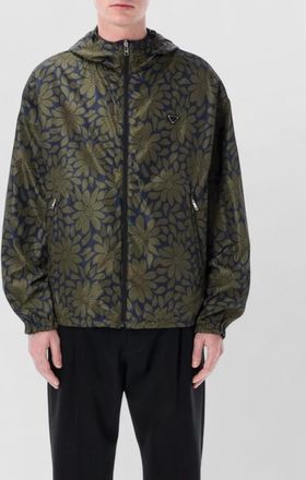 Prada reversible hooded renylon windbreaker jacket