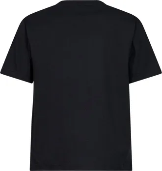 Burberry Mens T-Shirt Knight Stamp Check Black Cotton T-Shirts And Polos