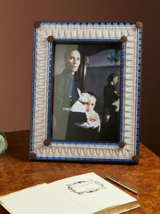 Giberto Peonia Hand-Blown Murano Glass Photo Frame (9x12)