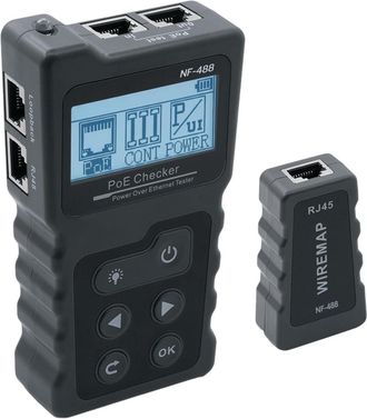 OEM Probador De Red Rj45 Con Pantalla Lcd, Probador De Cables, Probador De Voltaje Para Pruebas Poe, Instrumento De Medici&oacute;n De Red, Probador De Potencia 