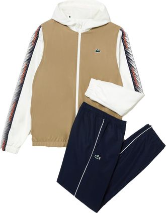Lacoste Tennis Heren Normaal Trainingspak (Beige)