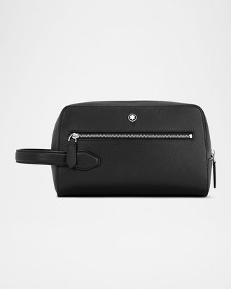 Montblanc Men & apos;s Sartorial Saffiano Leather Toiletry Bag
