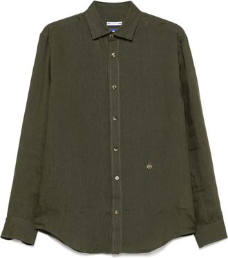 Jacob Cohen Camicia in lino - Verde