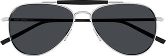 Saint Laurent Sunglasses Sl 864 002 Silver/Grey Unisex