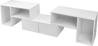 OEM Juego De Paneles De Soporte Para Mueble De Tv Con Caj&oacute;n Iluminado Con Led, Muebles Para Sala De Estar Y Hogar