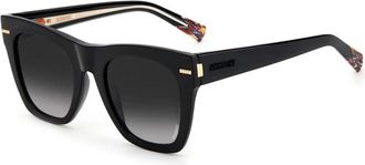 Missoni Zwarte Frame Zonnebril voor Vrouwen - Dames - Zonnebrillen - Zwart - 51 MM - Accessoires