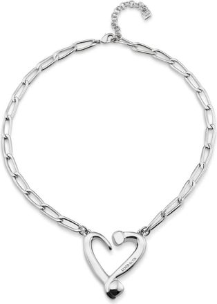UNOde50 Twist of Love Necklace in Silver at Nordstrom