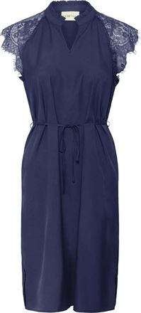 Cream CRNola Lace Dress - Dames - Korte kleedjes - Blauw - M - Kleedjes
