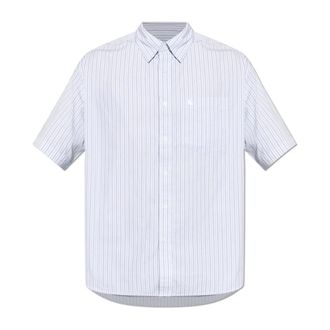 Carhartt Work in Progress Keene Shirt - Heren - Korte mouwen Overhemden - Wit - M - Katoen - Overhemden