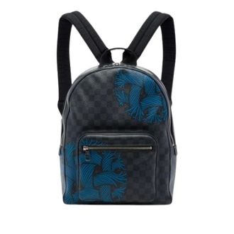 Louis Vuitton Pre-owned Josh Backpack - Heren - Pre-owned - Zwart - Maat: ONE Size Leer
