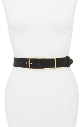 Rag & Bone Rebound Leather Belt in Black at Nordstrom, Size X-Small