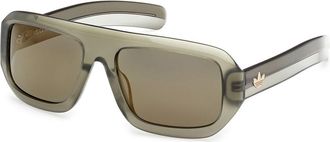 adidas OR0131 96Q Mens Sunglasses Green Size 58
