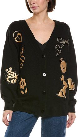 Cynthia Rowley Wool & Cashmere-Blend Motif Cardigan