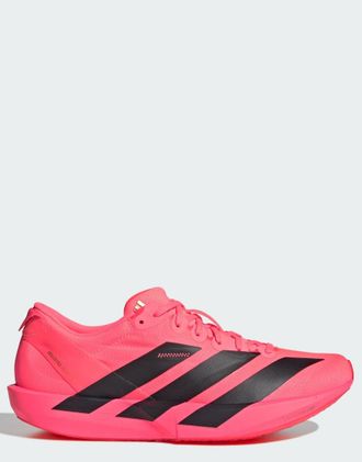 adidas Adizero adios 9 scarpe da corsa in solar turbo / core black-Rosso