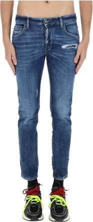 Dsquared2 Vaqueros Skater de mezclilla el&aacute;stica - Jeans - Hombre - Azul - 2XL
