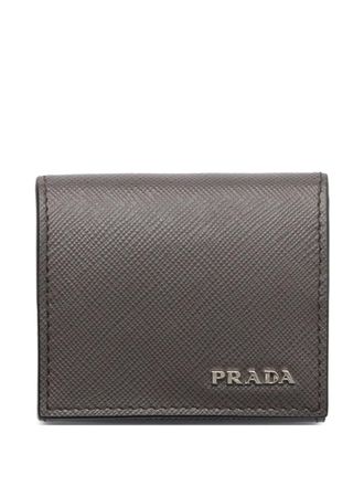 Prada Saffiano leather cardholder - men - Saffiano Leather - One Size - Grey