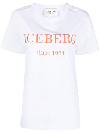 Iceberg T-shirt con stampa - Bianco