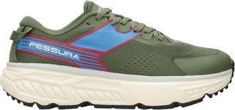 Fessura Groene Sneakers met Slot Technologie - Heren - Sneakers - Groen - 42 EU - Schoenen