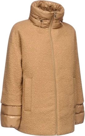 Geox Dames, Jassen, Bruin, Maat: 2XL Katoen