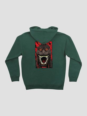 Santa Cruz X Godzilla Destroyer Kids Hoodie green