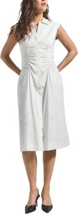 Derek Lam Nera Ruched Button Down Dress