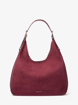 Michael Kors Nolita Large Nubuck Hobo Shoulder Bag