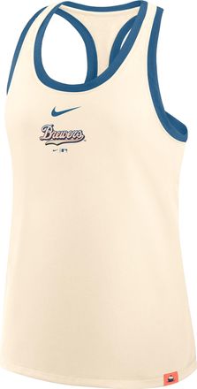 Nike Milwaukee Brewers Script City Connect Nike Womens MLB Racerback Tank Top in Brown | 03E10HP1MZB-F5J