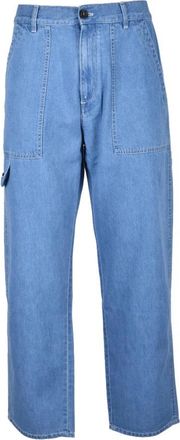 Philippe Model Katoenen Casual Broek - Heren - Regular Fit Jeans - Blauw - XL - Katoen - Jeans