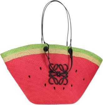 Loewe Pre-owned Tote Bags, female, Red, Size: ONE SIZE Pre-owned Tote Bag