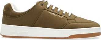 Saint Laurent Cactus & Militair Groene Sneakers - Heren - Sneakers - Groen - 40 EU - Schoenen