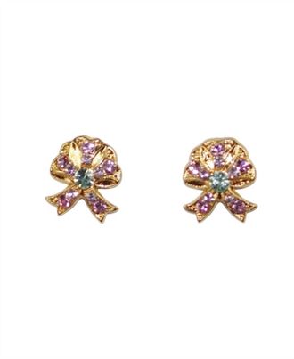 Mariana Womens Parasol Earrings In Pink / Green