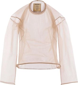 Uma Wang Jersey de cuello alto de cachemira - Tops - Mujer - Beige - L