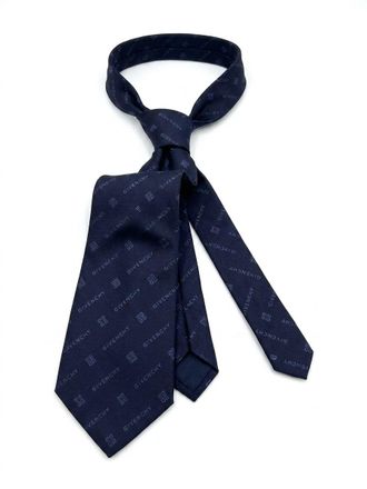 Givenchy Silk Necktie - Navy