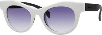Italia Independent II 0096V 001.000 Womens Sunglasses White Size 51