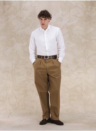 Fortela Woven Oxford Shirt in Ecru at Nordstrom, Size Medium Eu