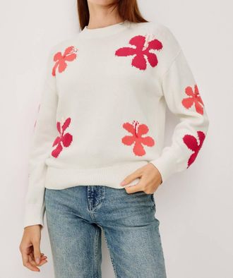 Rails Zoey Crew Neck Sweater In White