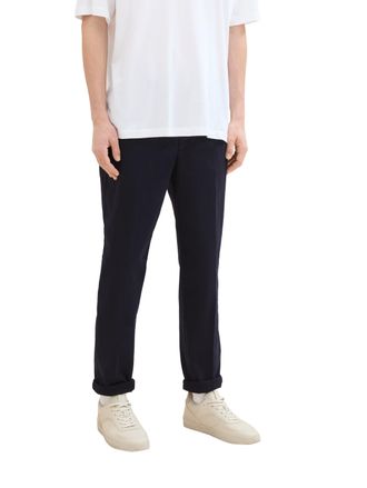 Tom Tailor Denim Chinohose TOM TAILOR DENIM, Herren, Gr. S, N-Gr, schwarz, Web, Obermaterial: 97% Baumwolle, 3% Elasthan. Futter: 100% Baumwolle, unifarben, regular fi