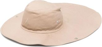 The Attico Cappello con ricamo - Toni neutri