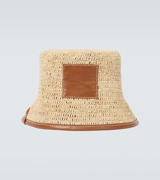 Jacquemus Cappello da pescatore Le Bob Soli in rafia