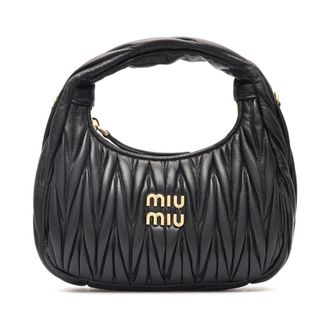 バッグ miumiu Mattelasse Lux Handbag Leather Miu Miu Matelasse Leather Shoulder Bag – Designer Exchange