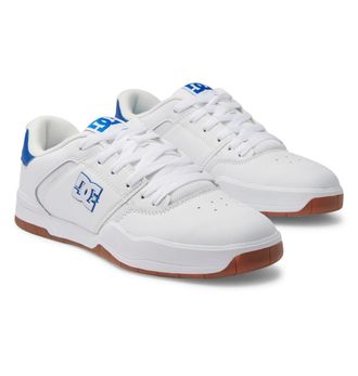 DC Sneaker DC SHOES Central, Herren, Gr. 6,5(38,5), weiss (wei&szlig;, blau), Obermaterial:Obermaterial: Leder / Futter: Textil / Aussensohle: Gummi;, Schuhe S