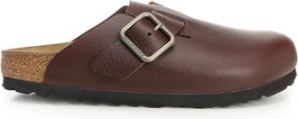 Birkenstock Boston WB - Heren - Slip ons - Bruin - 44 EU - Leer - Schoenen