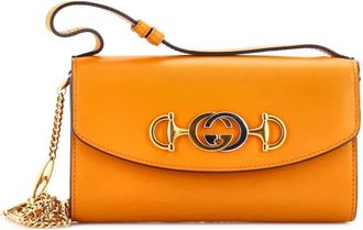 Gucci Zumi Leather Mini shoulder bag - Bruin