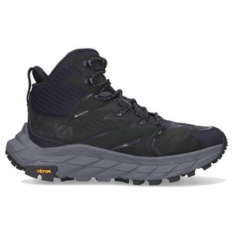 Hoka One One Hoka Anacapa Mid GTX Leather Womens High Top Trainers - Black Black - Size:UK 7.5