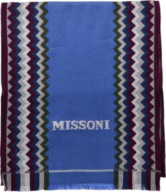 Missoni Wollen Sjaal - Dames - Sjaals - Veelkleurig - ONE Size - Wol - Accessoires
