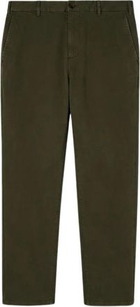 Agnona Heavy Cotton Stretch Broeken - Heren - Chinos - Groen - XL - Katoen - Broeken