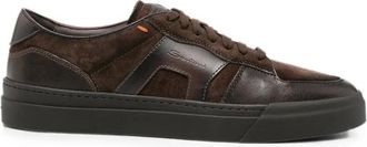 Santoni Mbgt22221Smot Geut50 - male - Santoni - Sneakers - Brown - 6 1/2 UK - Shoes